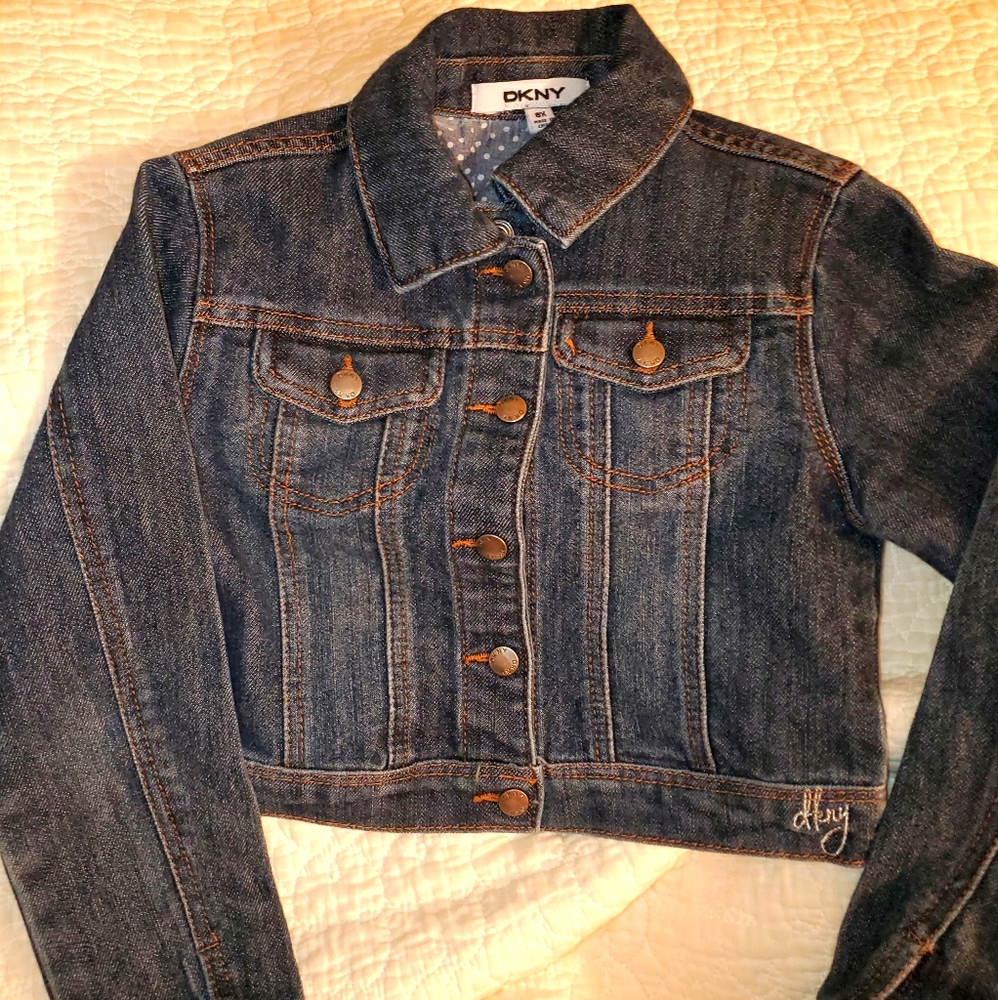 DKNY girls denim jacket